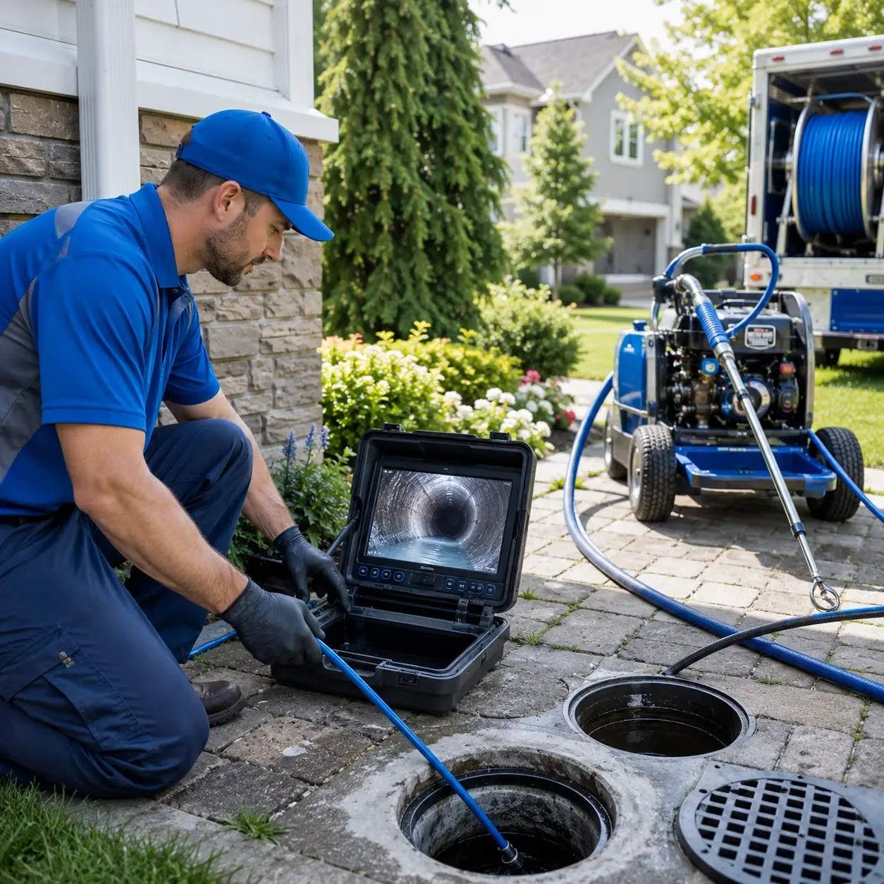 Outdoor drain cleaning professionals serving Woodridge, IL